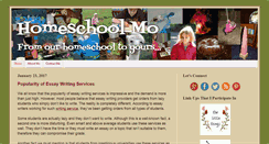 Desktop Screenshot of homeschoolmo.com