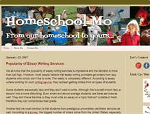 Tablet Screenshot of homeschoolmo.com